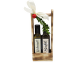 Geschenkset 250ml im Holzträger - Walnussöl und Senföl